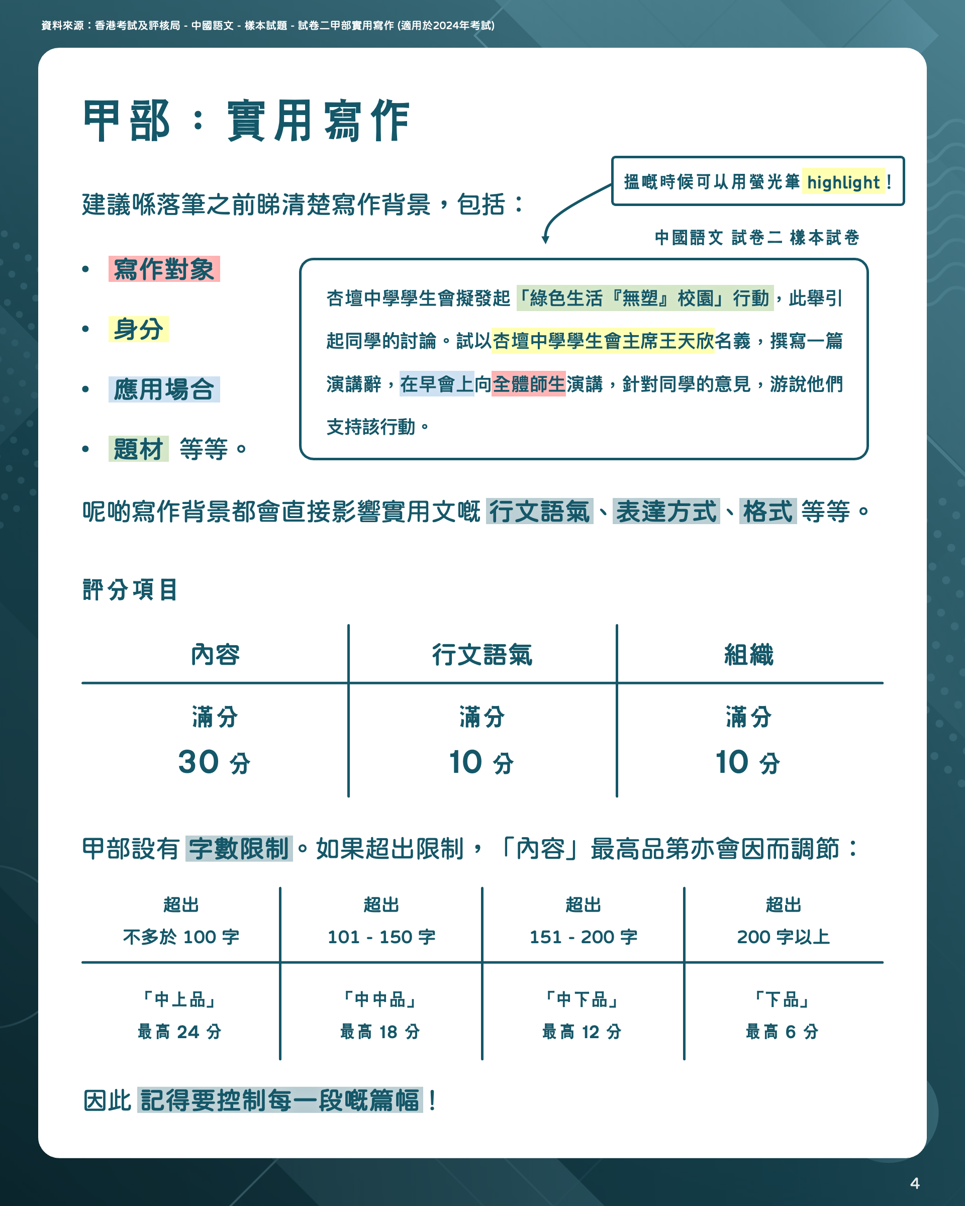 甲部：實用寫作
