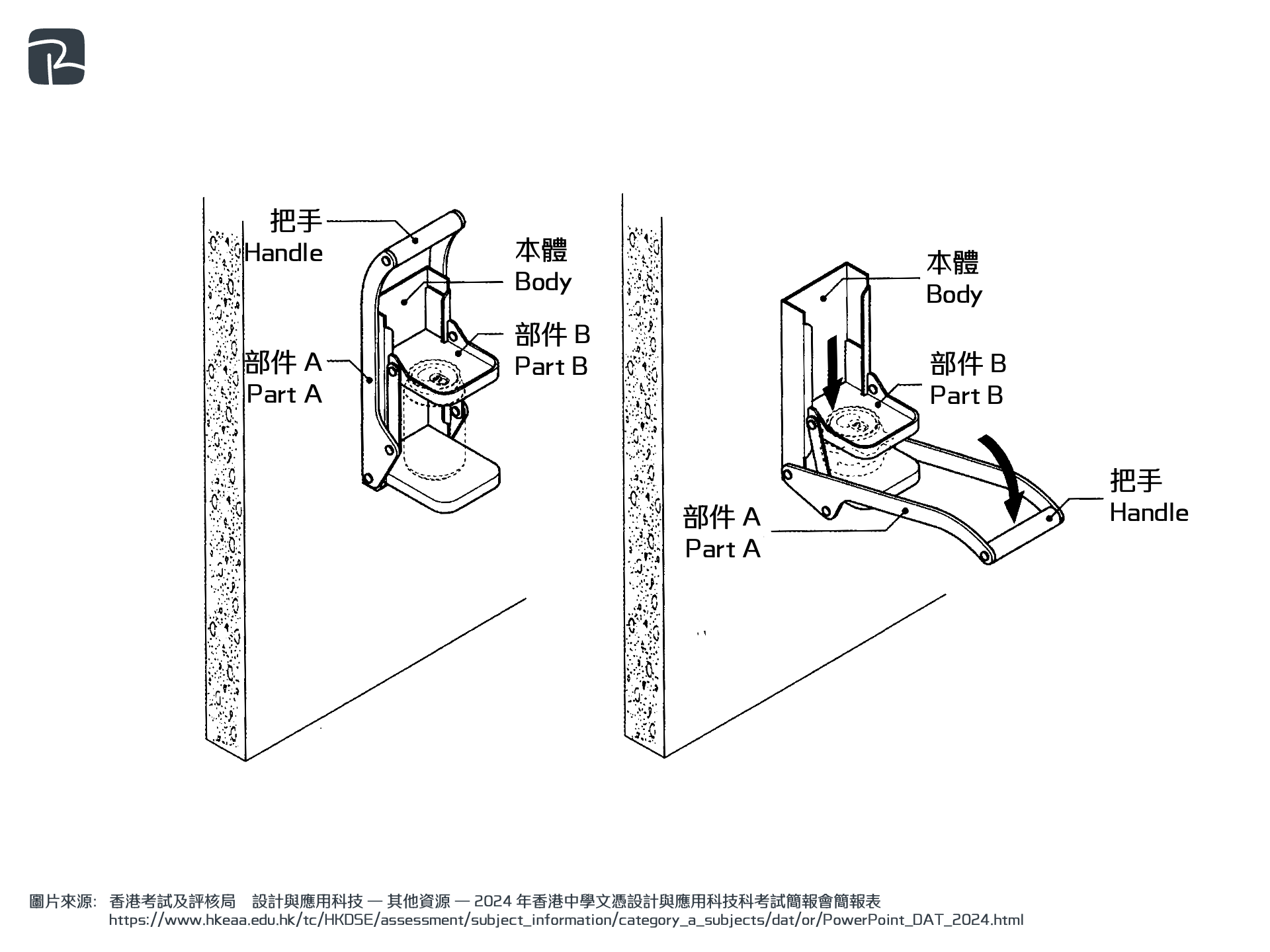 2024 DAT P1 Q4ai - DAT|機械組織 Mechanisms|S2 科技原理 Technological Principles 掛牆式鋁罐壓縮器 2024-DAT-P1-Q4(a)(i)