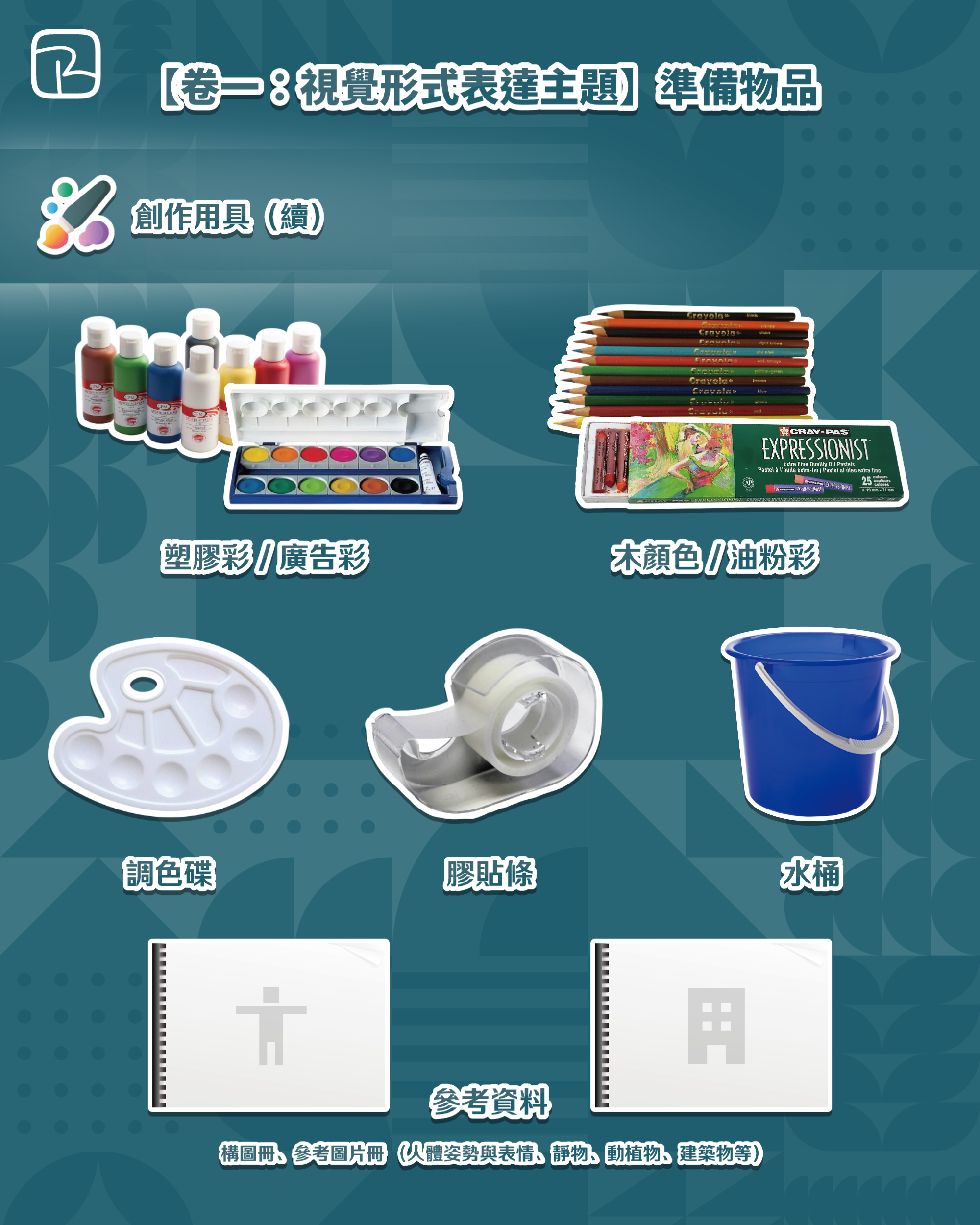 卷一準備物品 CHECKLIST